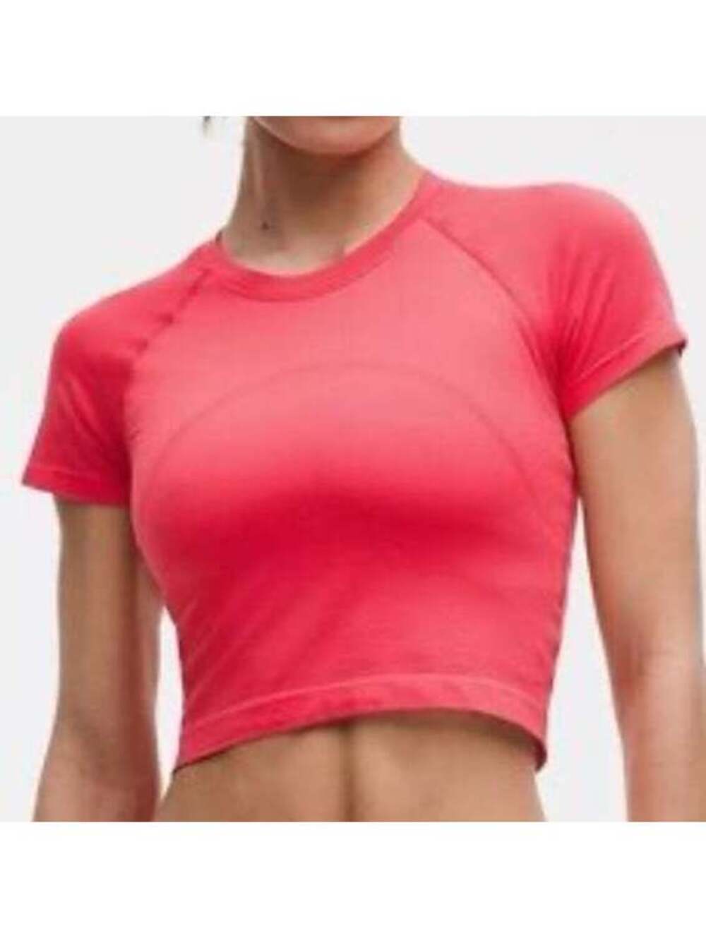 Lululemon Swiftly Tech Cropped Short-Sleeve Shirt size 8